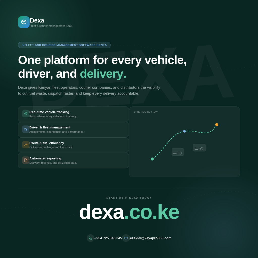 Fleet and Courier Management Software Kenya
