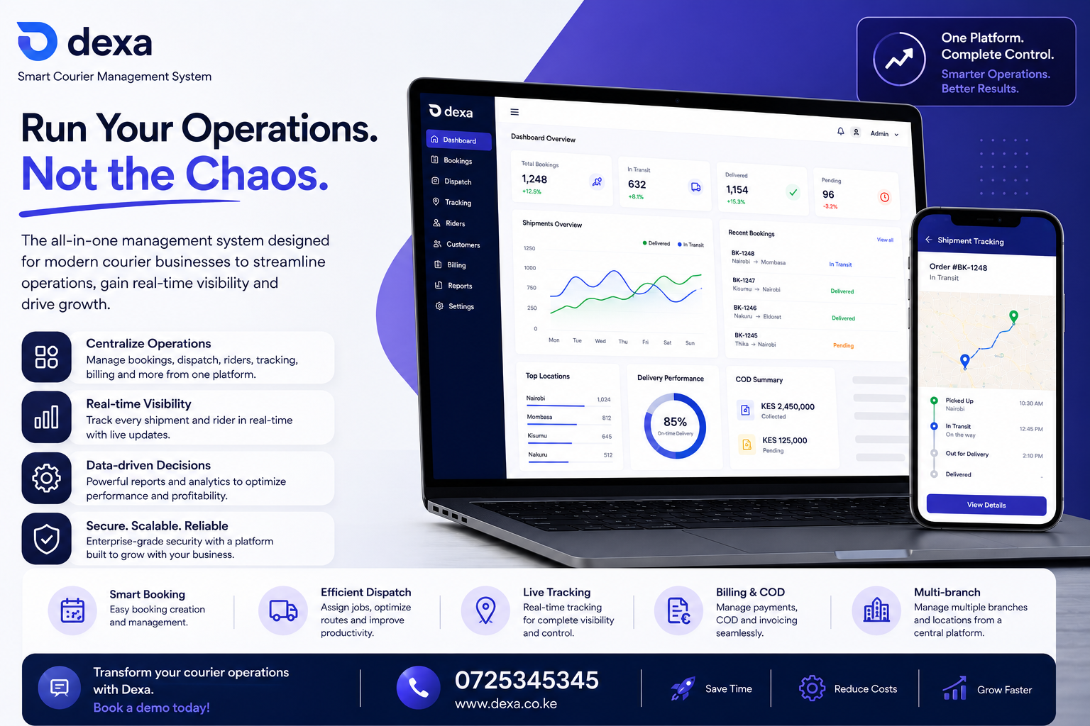 Digital Courier Management Platform