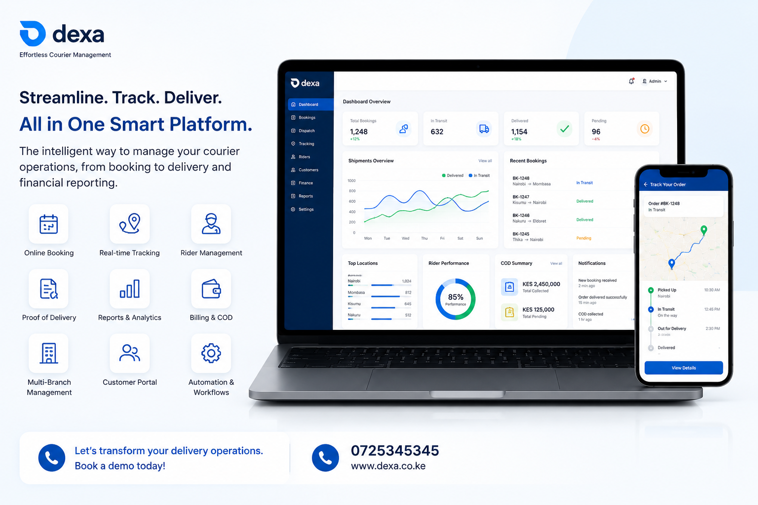 Customer Delivery Tracking Portal