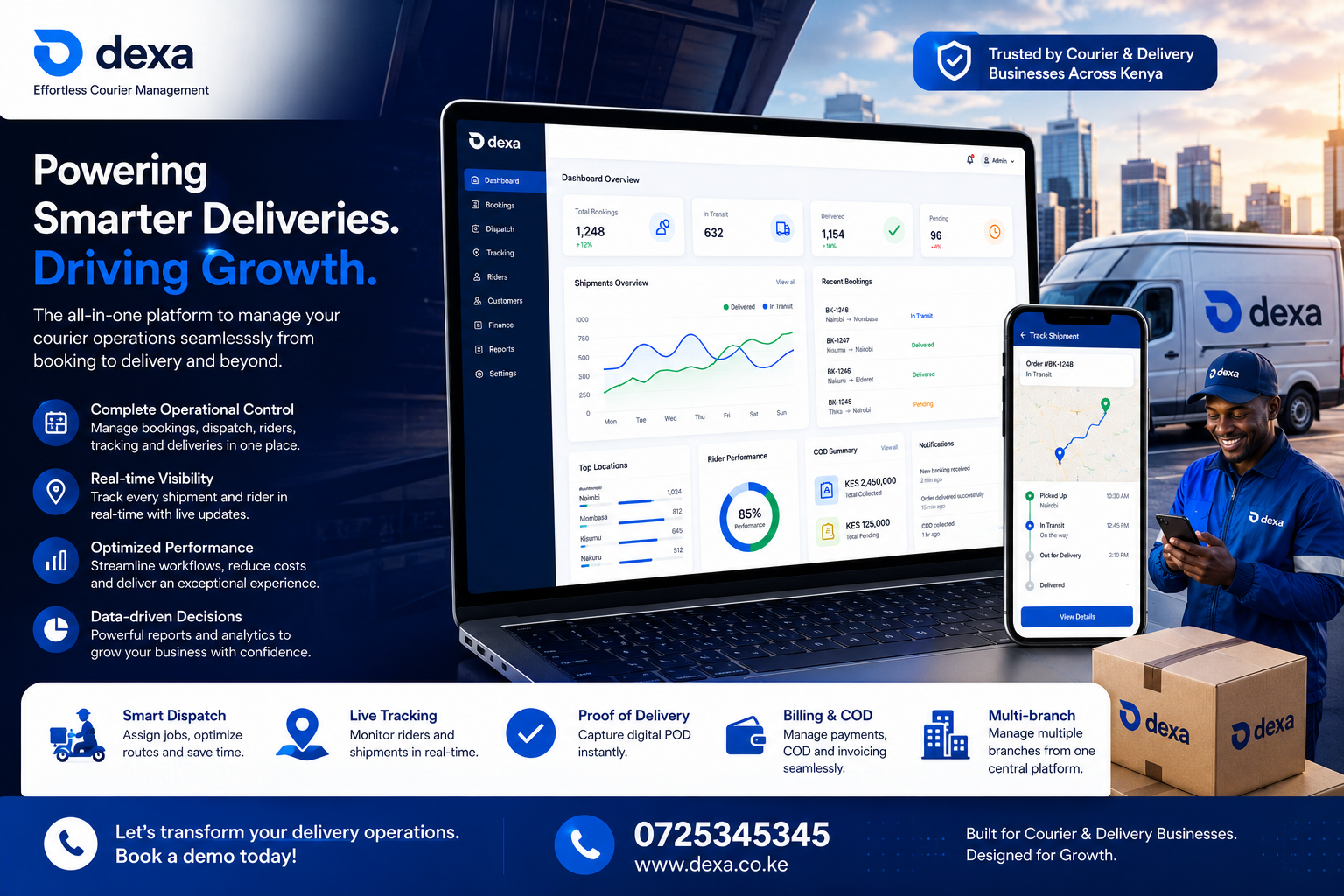 Digital Courier Management Platform