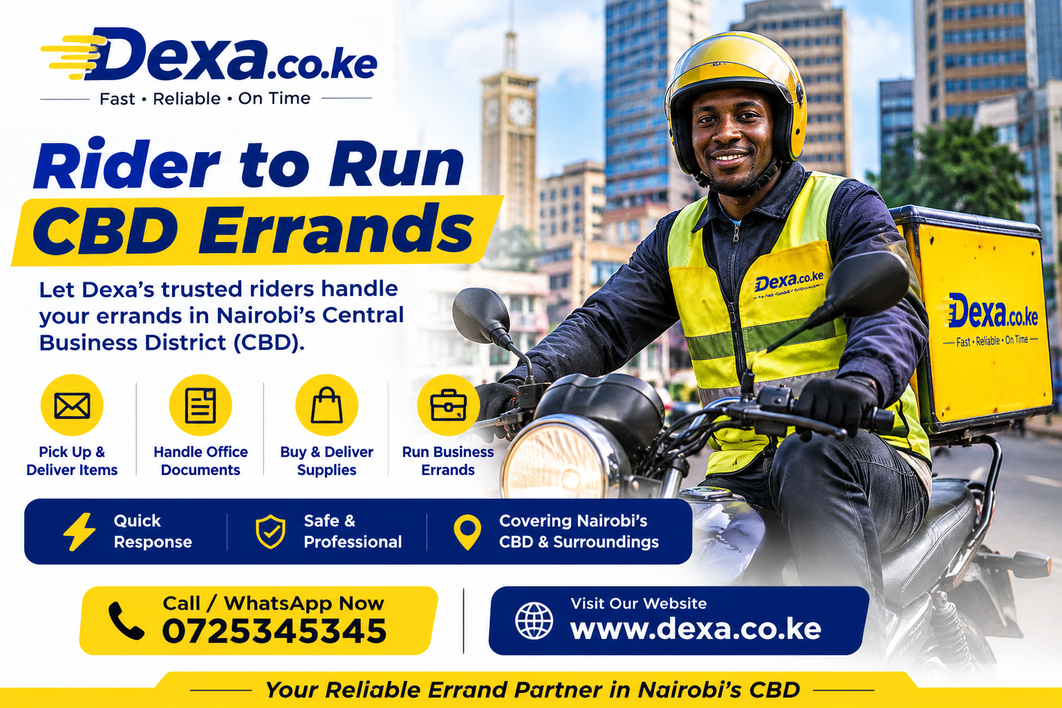 Rider to Run CBD Errands: