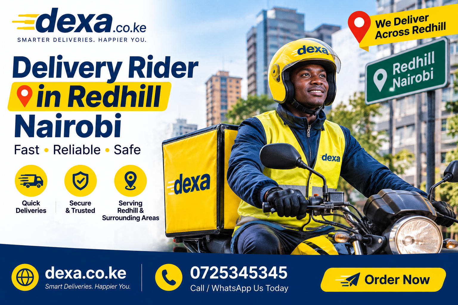 Delivery Rider Redhill Nairobi