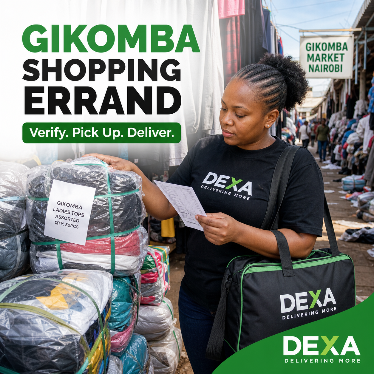 Gikomba shopping errand Nairobi