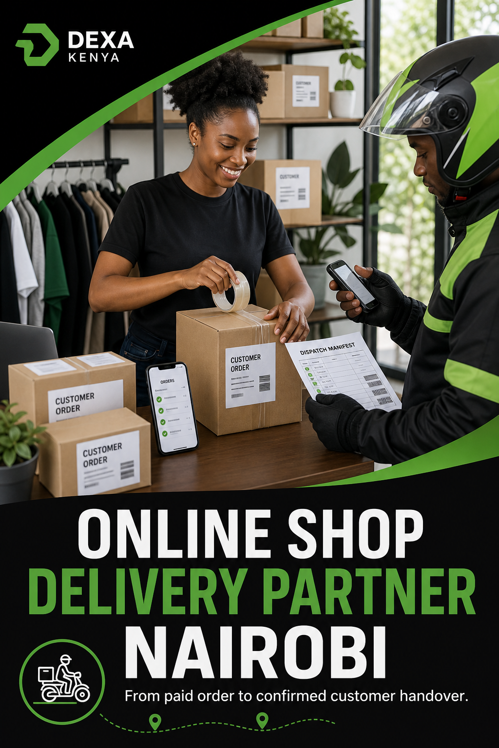 online shop delivery partner Nairobi