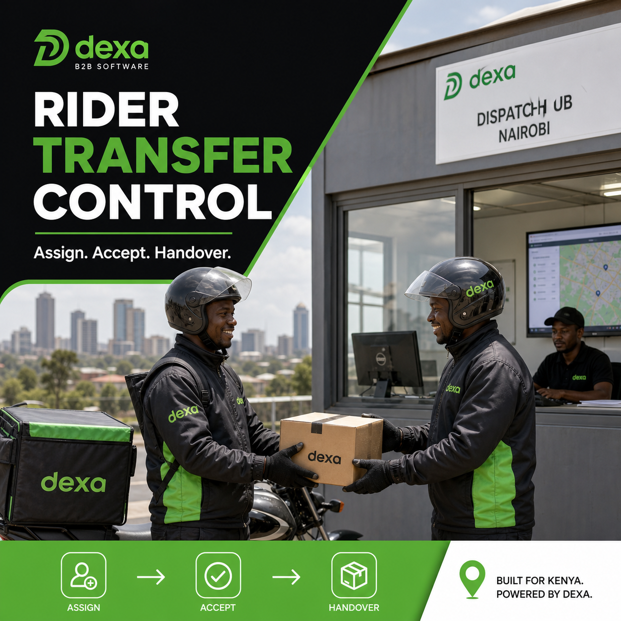 rider transfer management software Kenya
