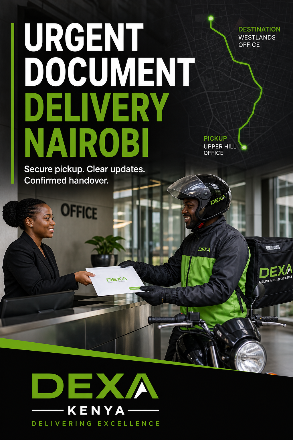 urgent document delivery Nairobi