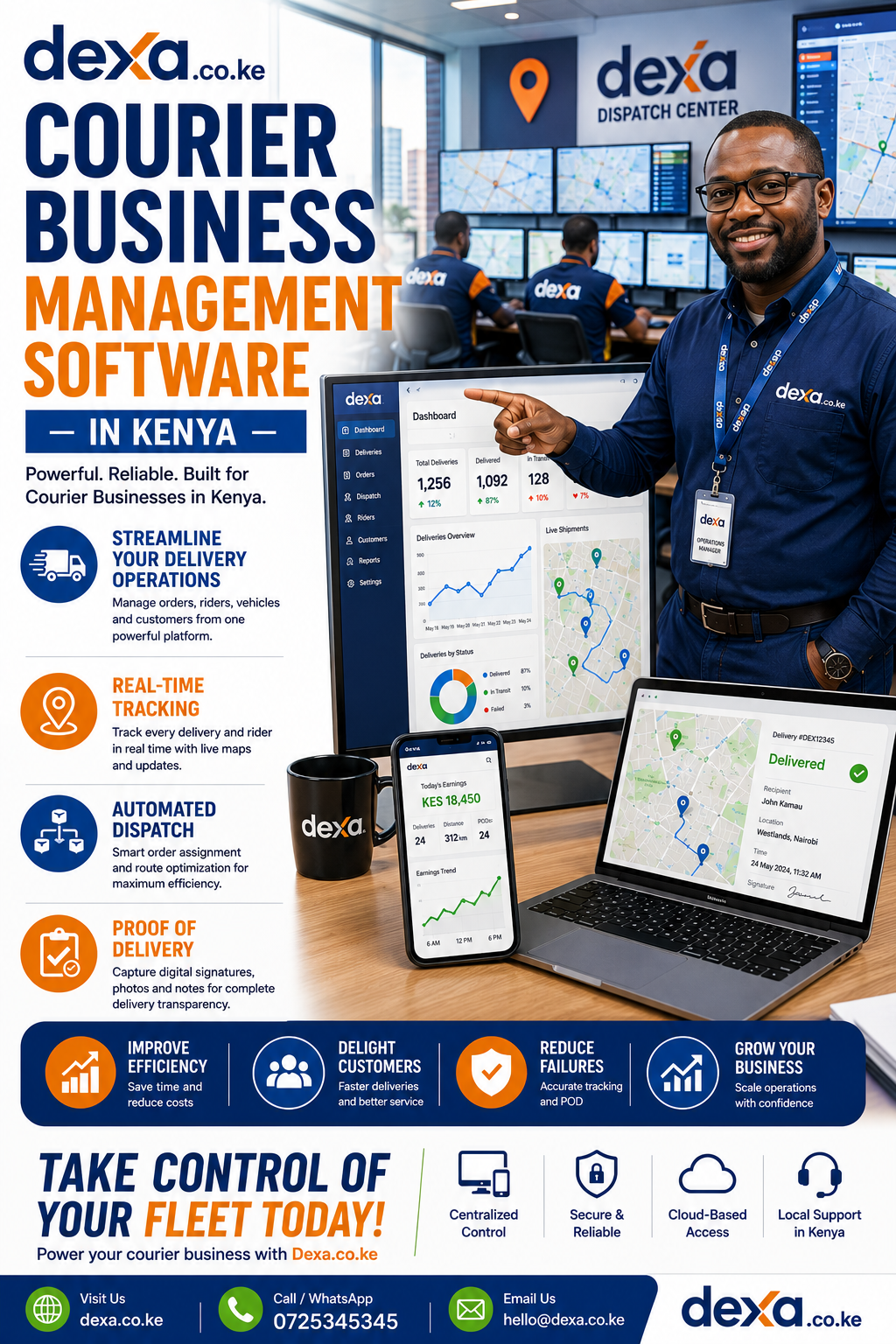 Courier business management software in Kenya