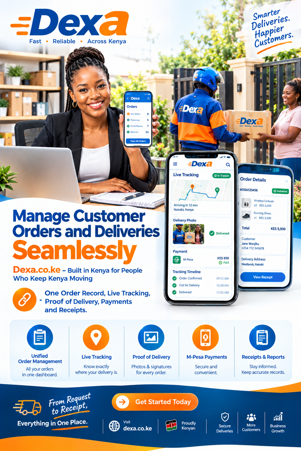 how to manage customer orders and deliveries seamlessly
