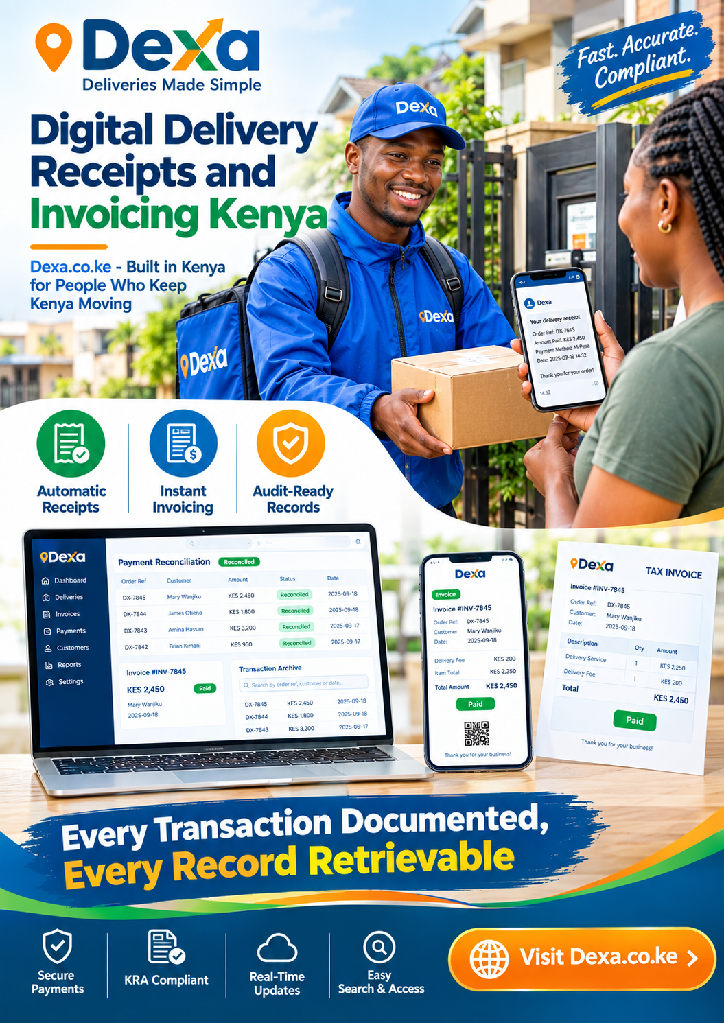 Digital delivery receipts and invoicing Kenya