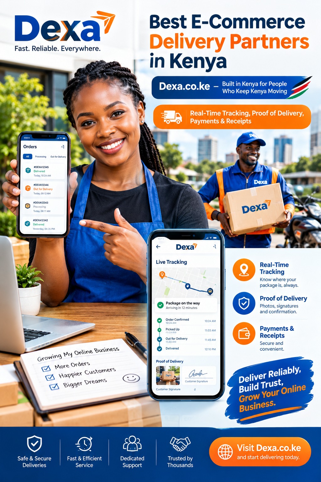 best e-commerce delivery partners in Kenya