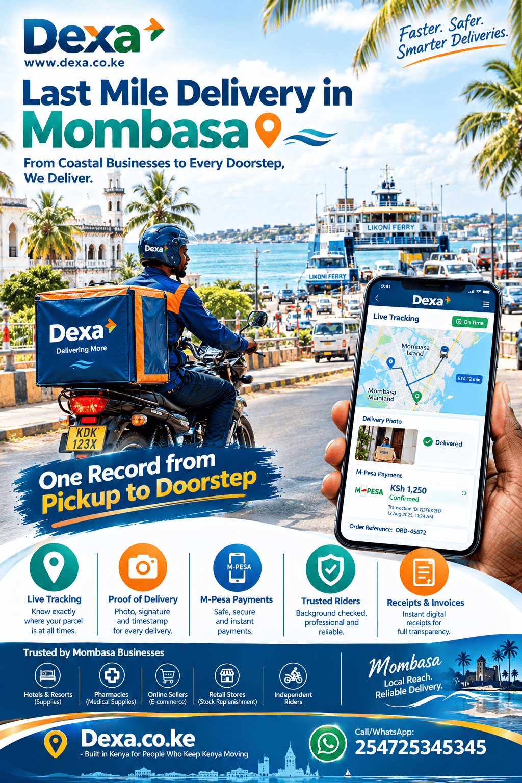 Last mile delivery in Mombasa